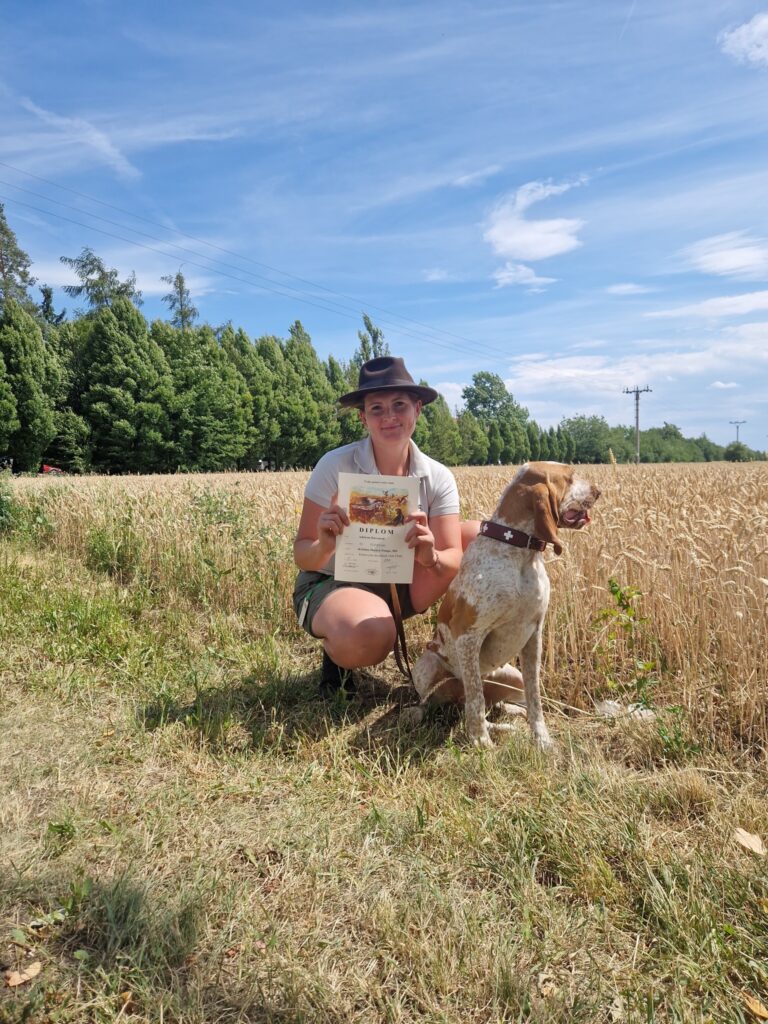 Adelynn Dorcanell na zkouškách vloh