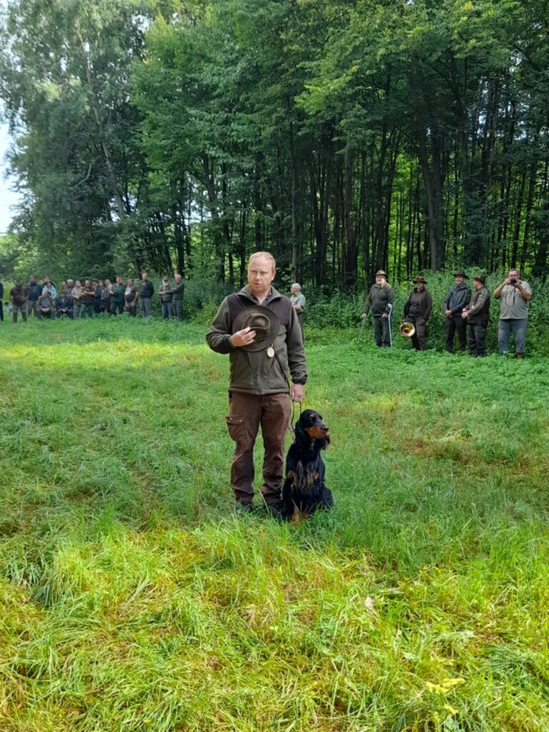 Lesní zkoušky ohařů OMS Přerov 12.7.2025